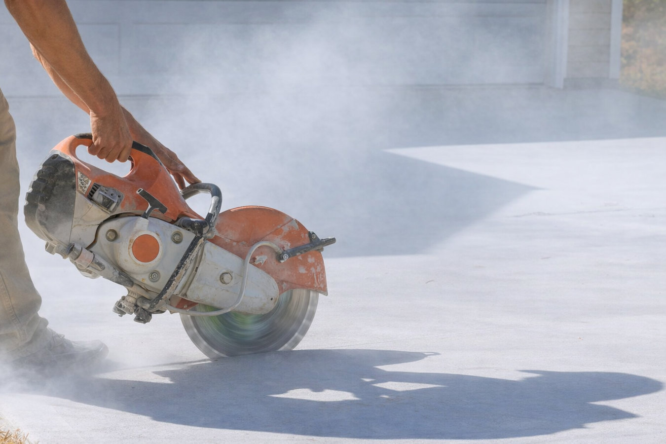 Concrete cutting in South Whittier, CA