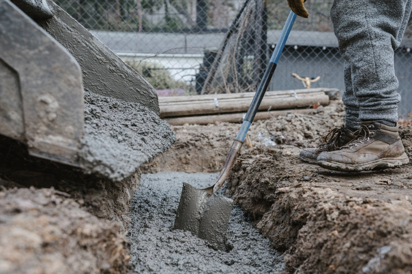 Concrete footings in South Whittier, CA