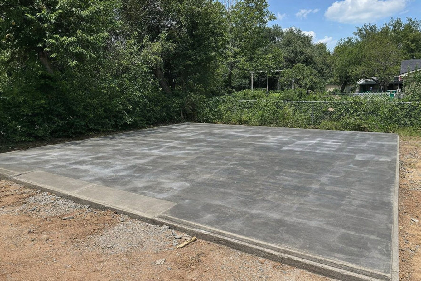 Slab foundation building in South Whittier, CA